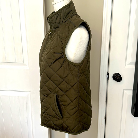 ARMY GREEN PUFFER - Picture 3 of 4